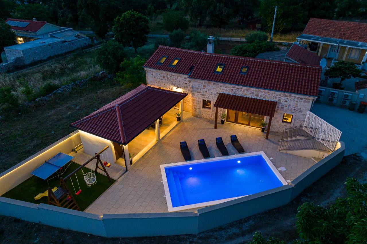 Stone Villa Miandri Sukošan Kültér fotó